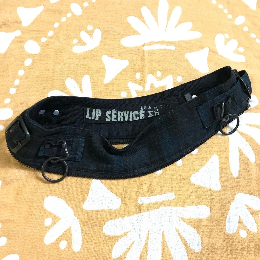 ❌ SOLD ❌ Lip Service tartan mini skirt XS punk rock gothic - Picture 5 of 6